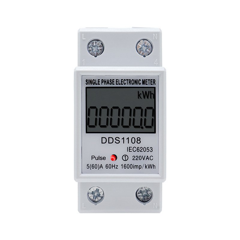DDS1108 single-phase DIN rail energy meter
