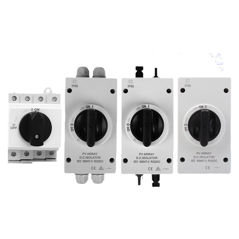RTS-PVIS63-IP66 enclosed 4-pole DC photovoltaic isolator switch