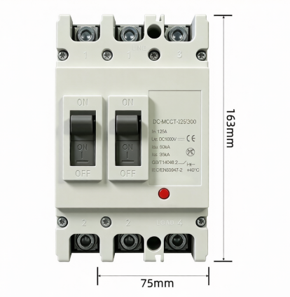 RTS-DCM250-1000 two-pole DC molded case circuit breaker