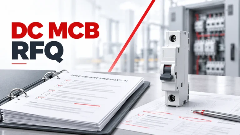 DC MCB RFQ documentation review