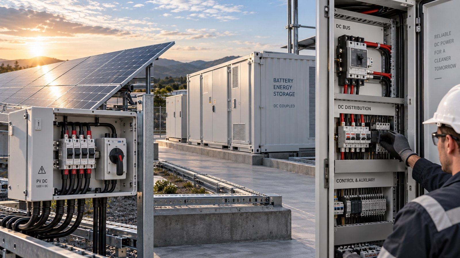 DC circuit breaker applications in solar PV battery storage and industrial DC distribution systems