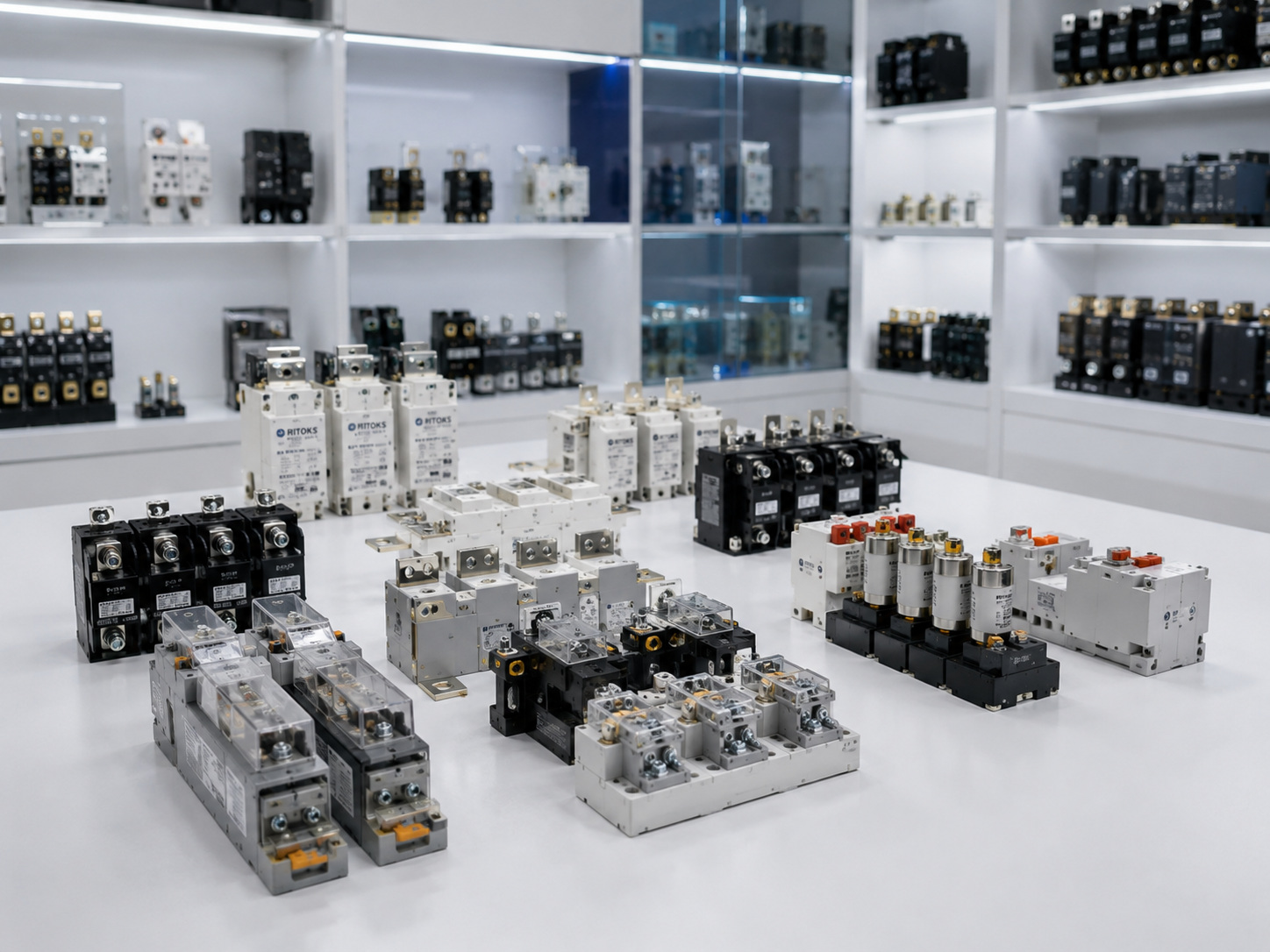 Industrial electrical product selection display