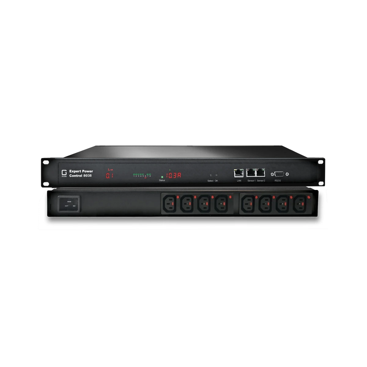 Produktansicht: Expert Power Control 8035 – Rack-PDUs mit Steckdosensteuerung