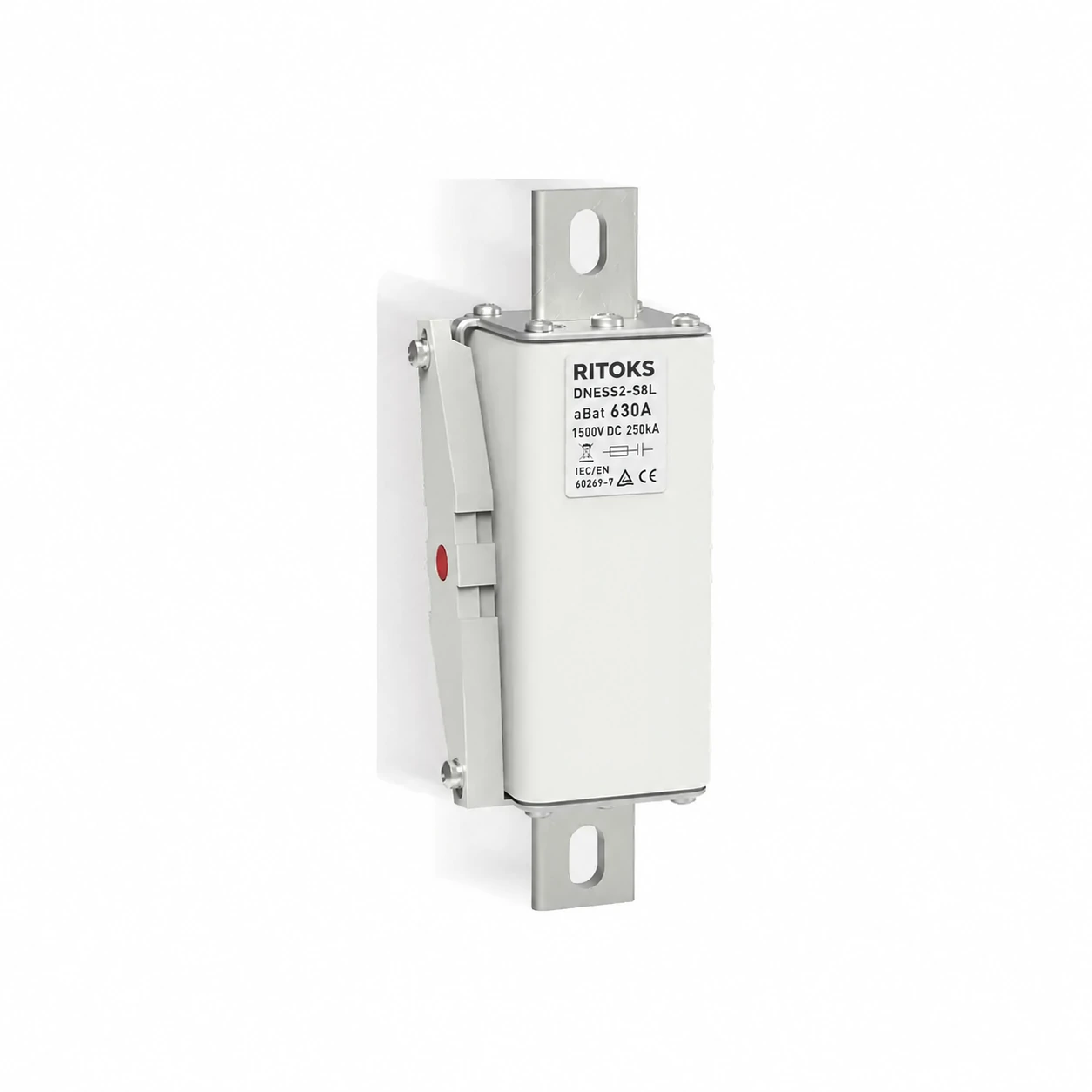 Fusible CC de la batterie RITOKS DNESS2-S8L sur fond blanc