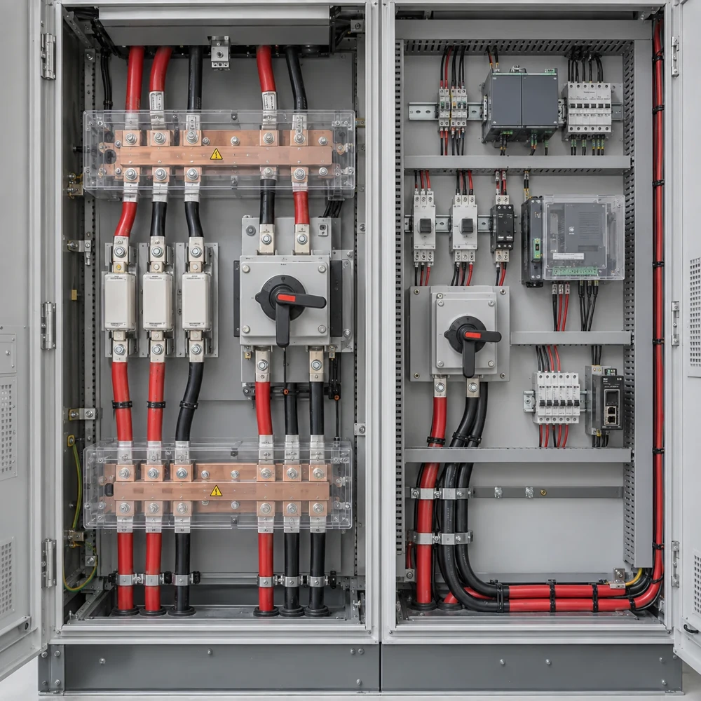 Armario eléctrico industrial adaptado al contexto de aplicación