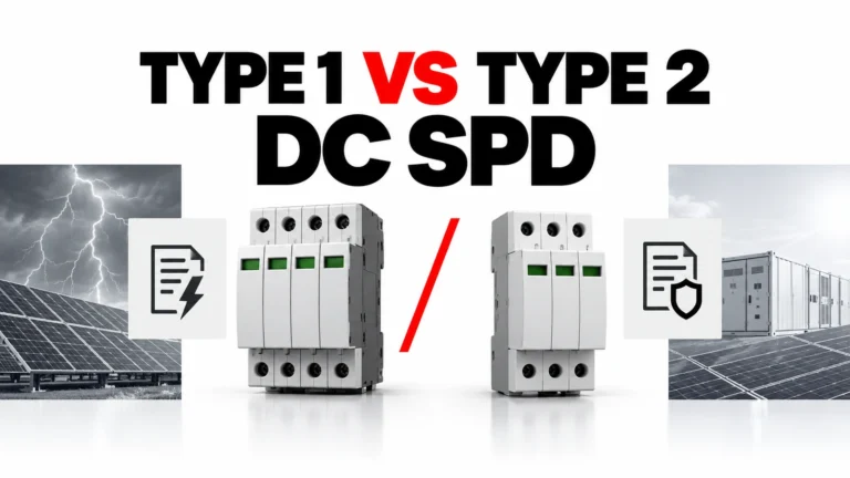 SPD de curent continuu de tip 1 vs. tip 2: Ghid editorial privind clasificarea și limitele dovezilor, cu module de dovezi tehnice specifice fiecărui articol