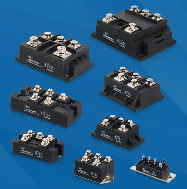 MDS 30A–250A Three-Phase Bridge Rectifier Module