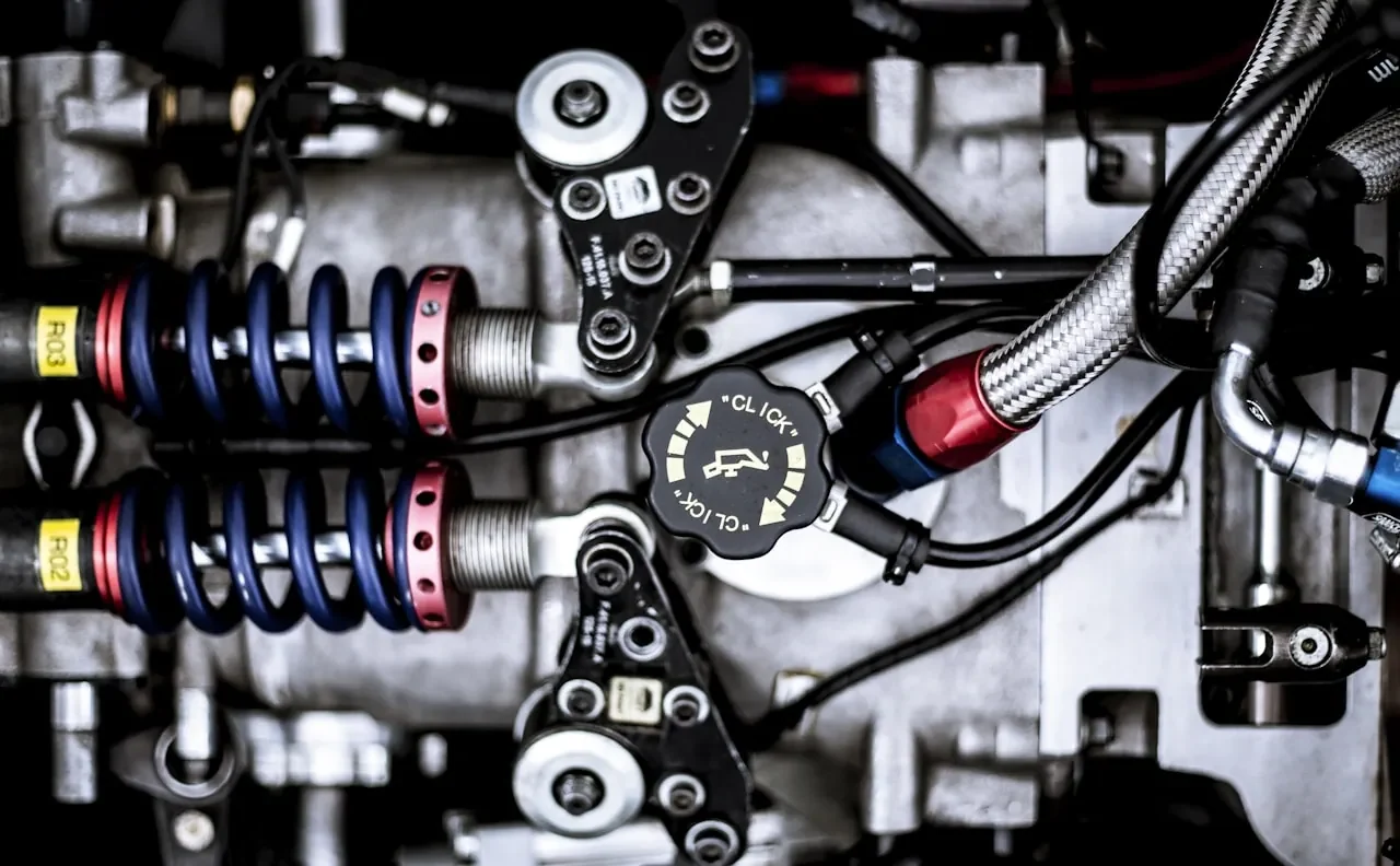 Electrical control components and wiring inside a panel