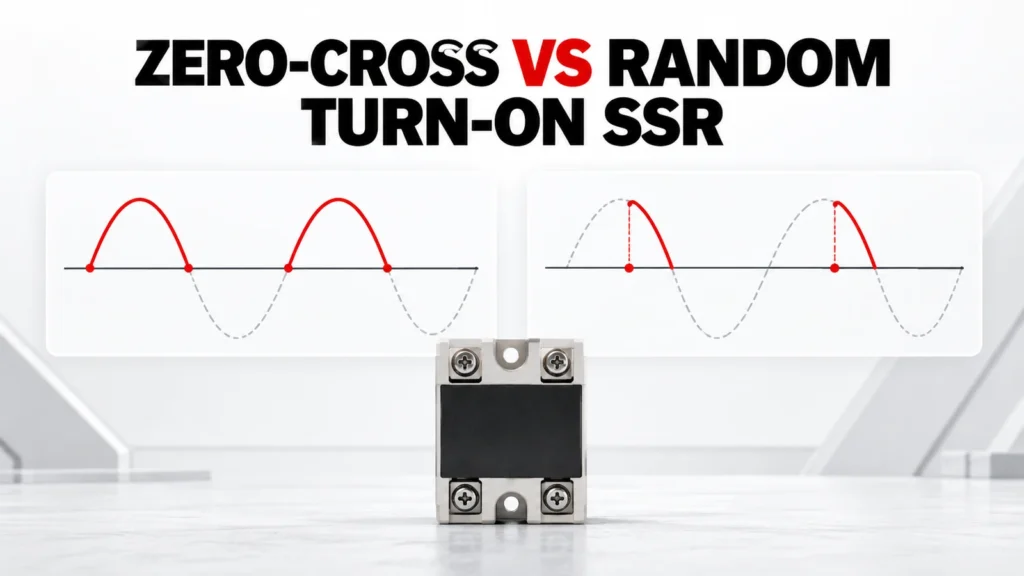 Zero-Cross vs Random-Turn-On SSRs: Application Boundaries editorial hero graphic